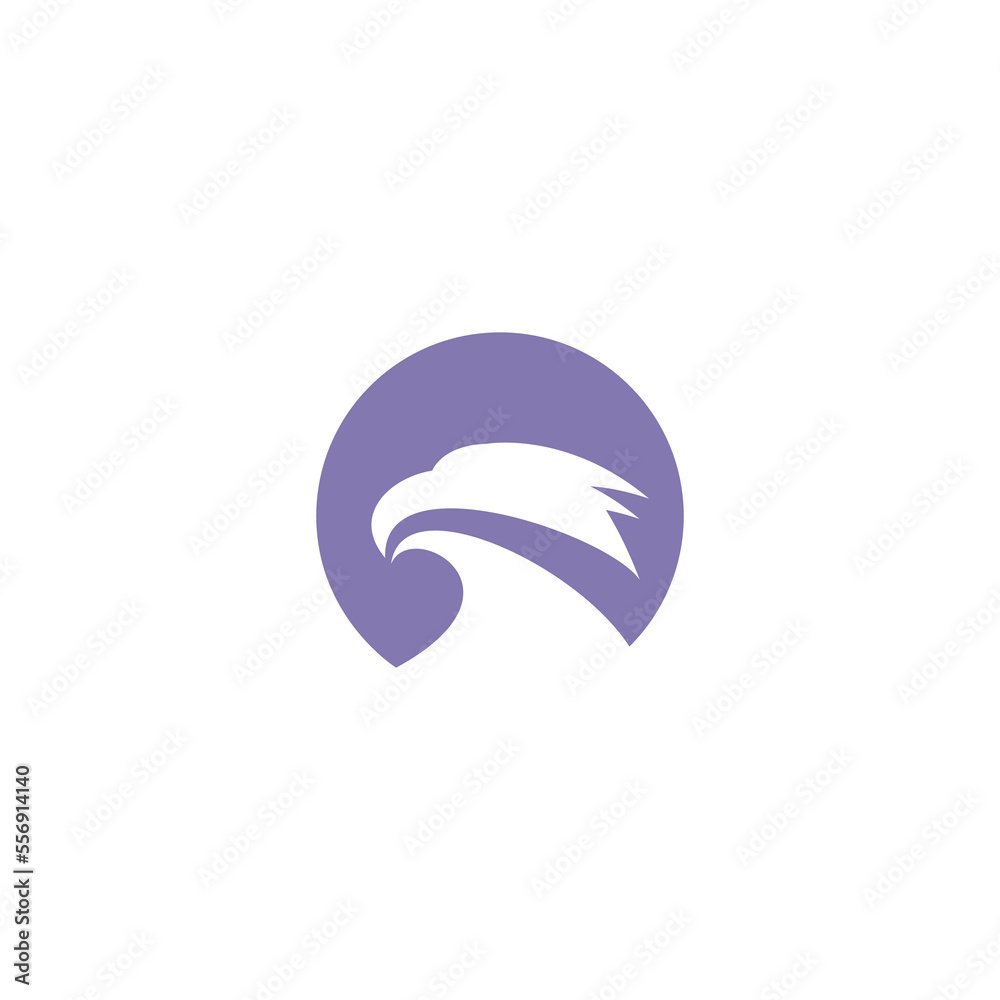 Naklejka premium eagle head logo
