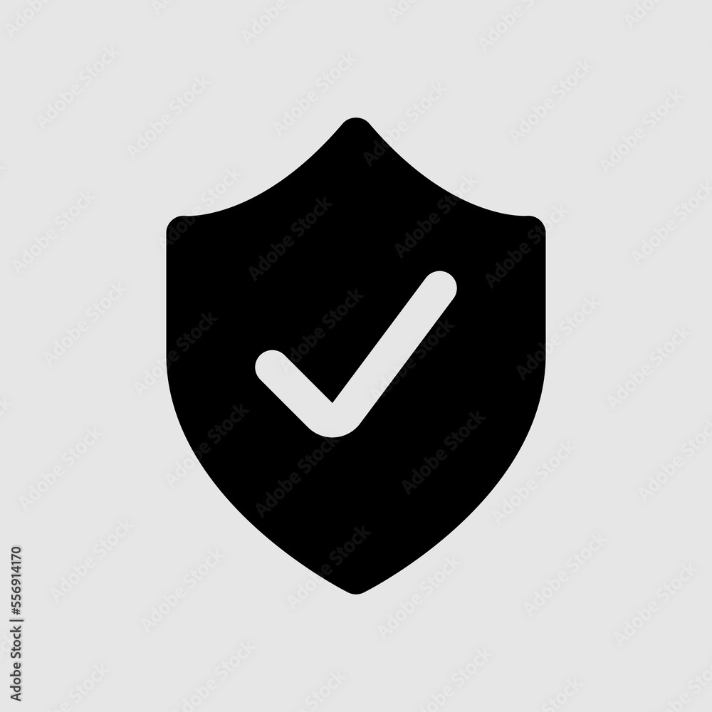 Shield icon in solid style about user interface, use for website mobile app presentation Shield icon in solid style about user interface, use for website mobile app presentation