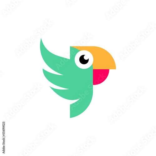 parrot bird logo © bagja