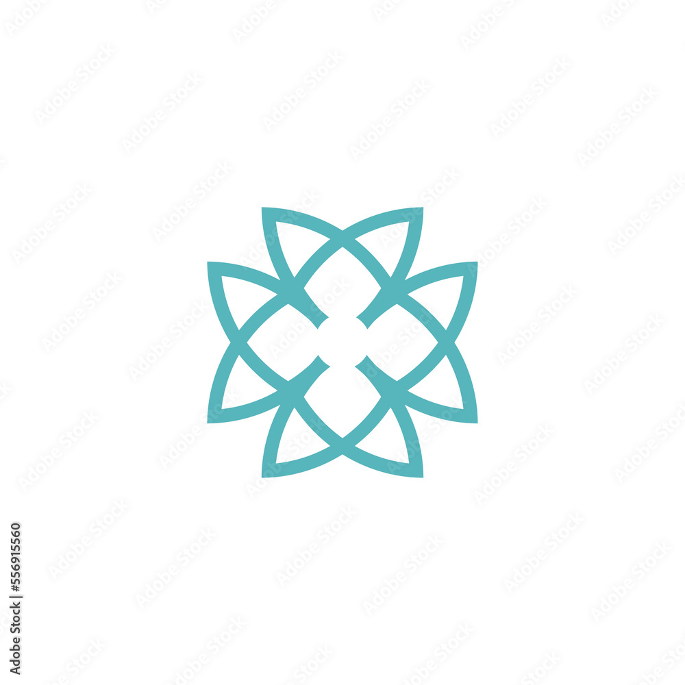 lotus ornament logo design vector sign lotus ornament logo design vector sign