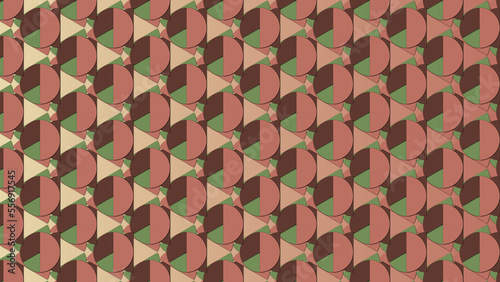 Renaissance Color scheme - Geometrical textured pattern with decorative ornamental illustrations for desktop, wallpaper, background, texture (Vintage, antique, ancient, old, retro, floral)