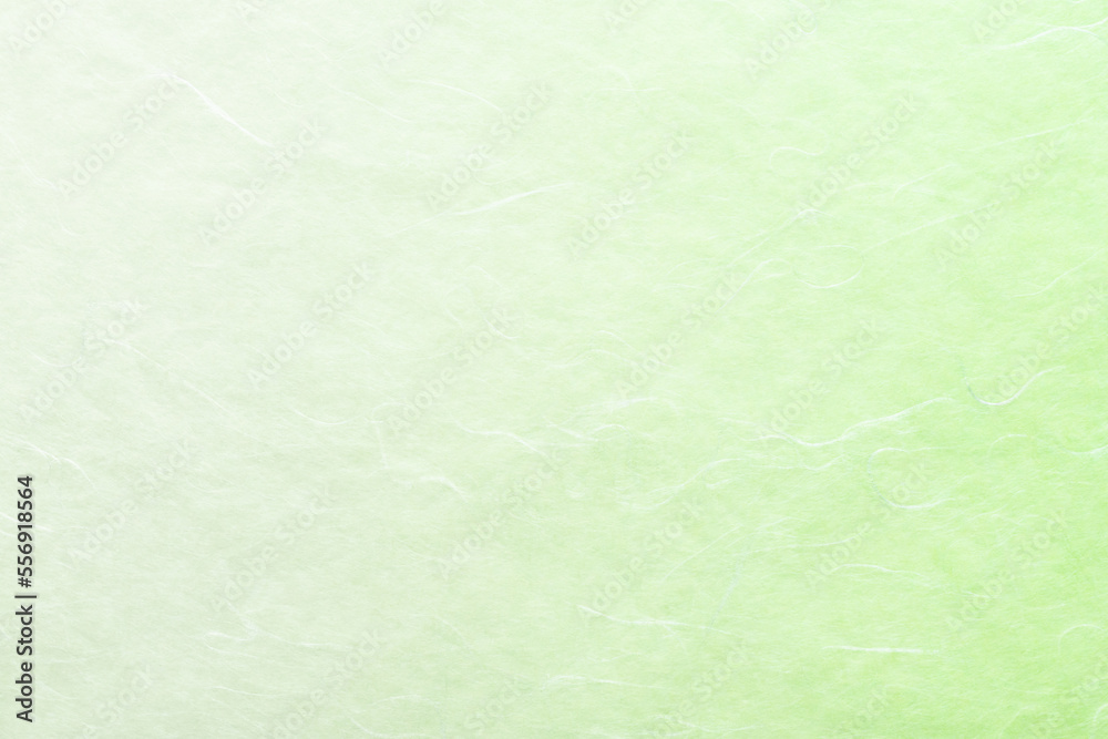 Obraz premium 緑色の和紙のアップ