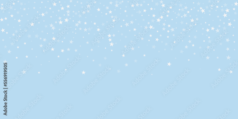 Magic falling snow christmas background. Subtle