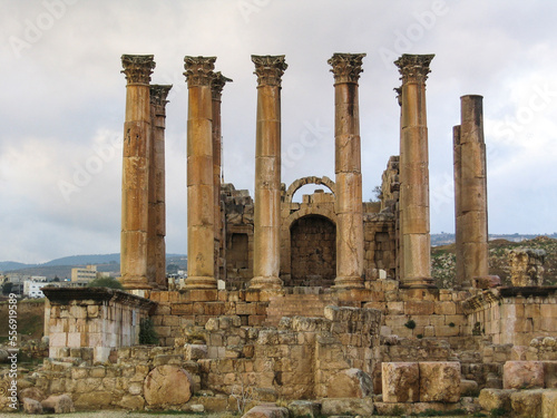 Temple of Jupiter Jerash Gerasa Jordan