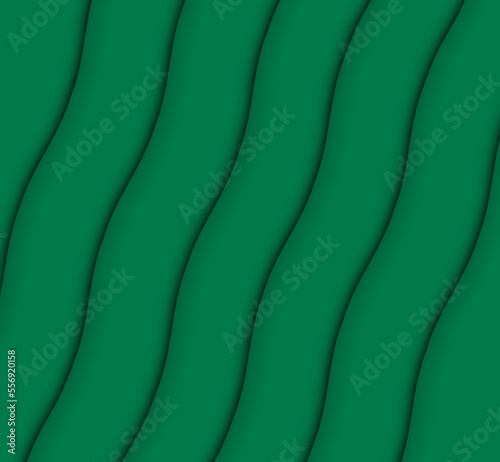 Abstract 2D geometric green colorful background
