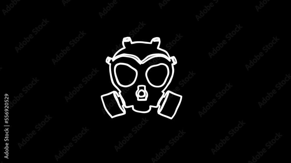 Gas mask icon sign or symbol animation. White Highlight Elements. Doodle loop animation. doodle style on transparent background. Jittery Artistic Motion. scribble seamless loop animation. Gas mask icon sign or symbol animation. White Highlight Elements. Doodle loop animation. doodle style on transparent background. Jittery Artistic Motion. scribble seamless loop animation.