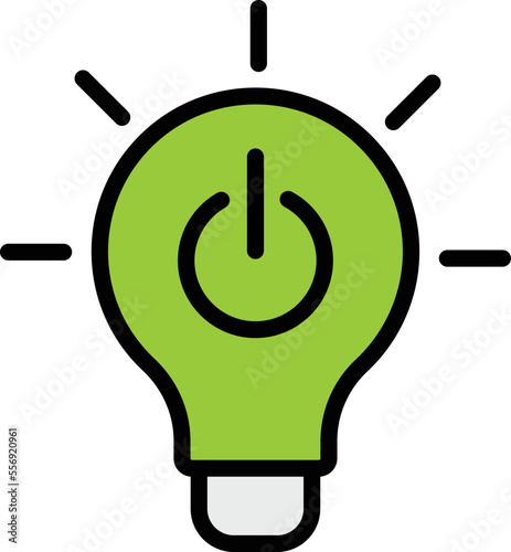 Creative bulb Vector Icon 

