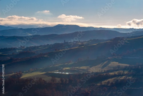 hills in val samoggia bolognese hills photo