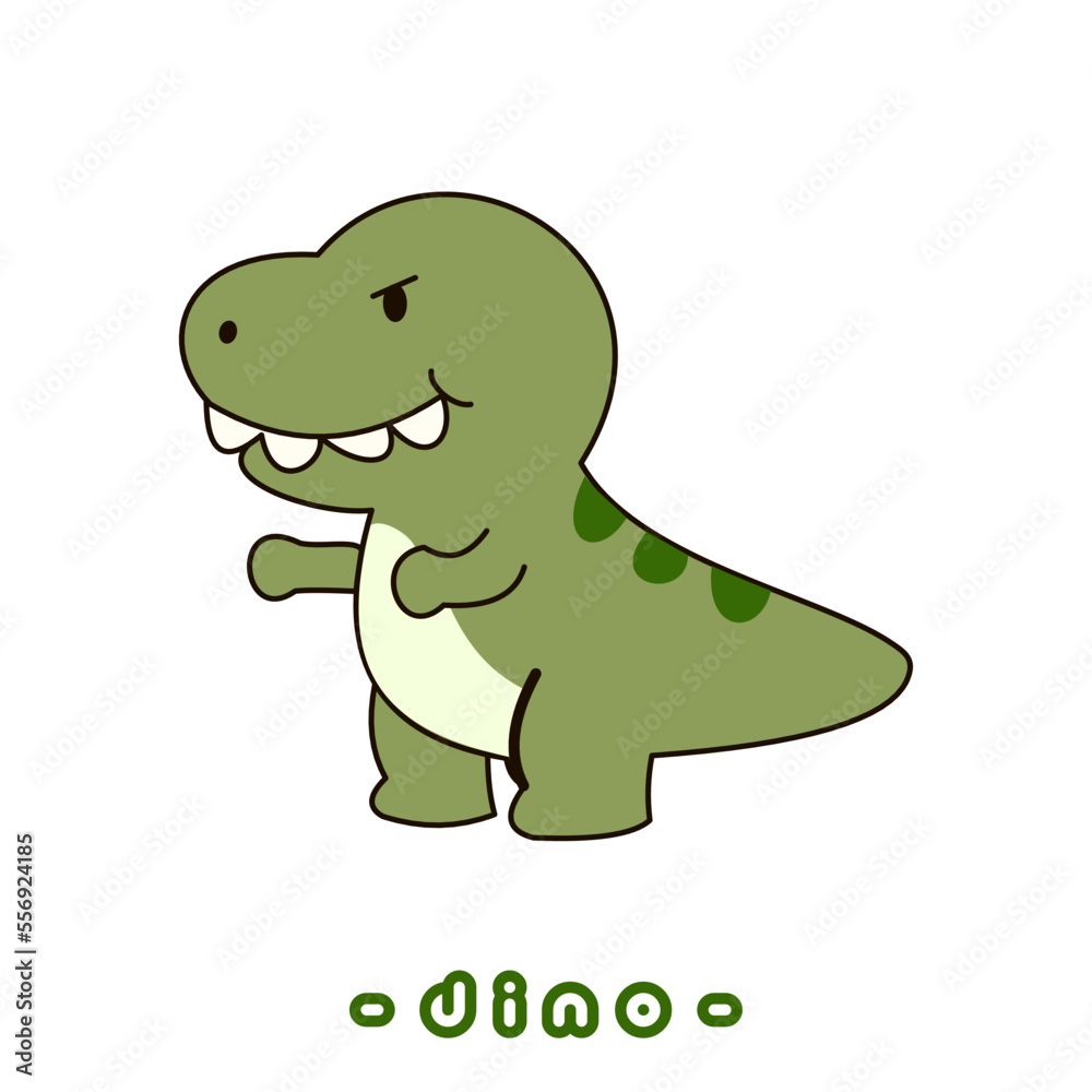 Dinosaur Cartoon Vector Illustration Dinosaur Cartoon Vector Illustration