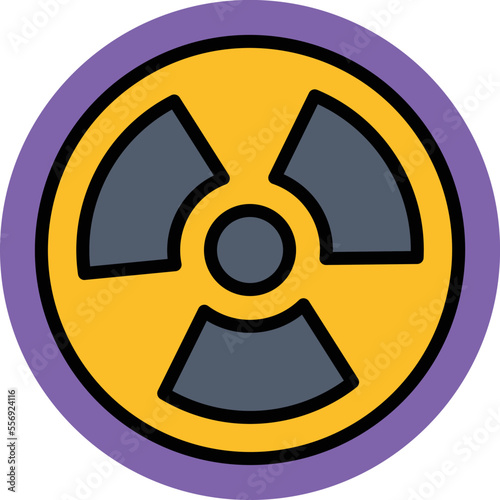 Radiation Vector Icon
