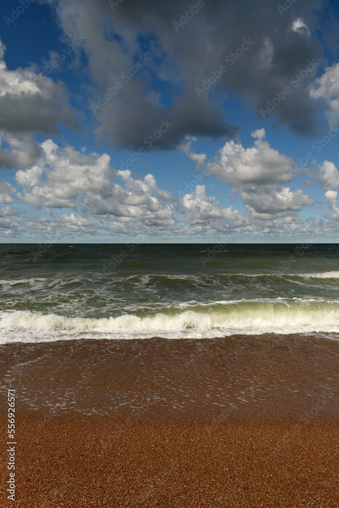 Waves Baltic sea.