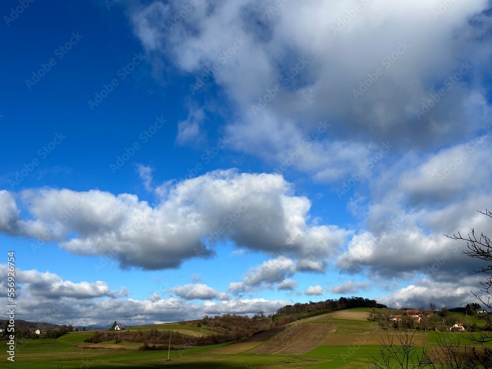 Hrvatsko zagorje landscape in Croatia