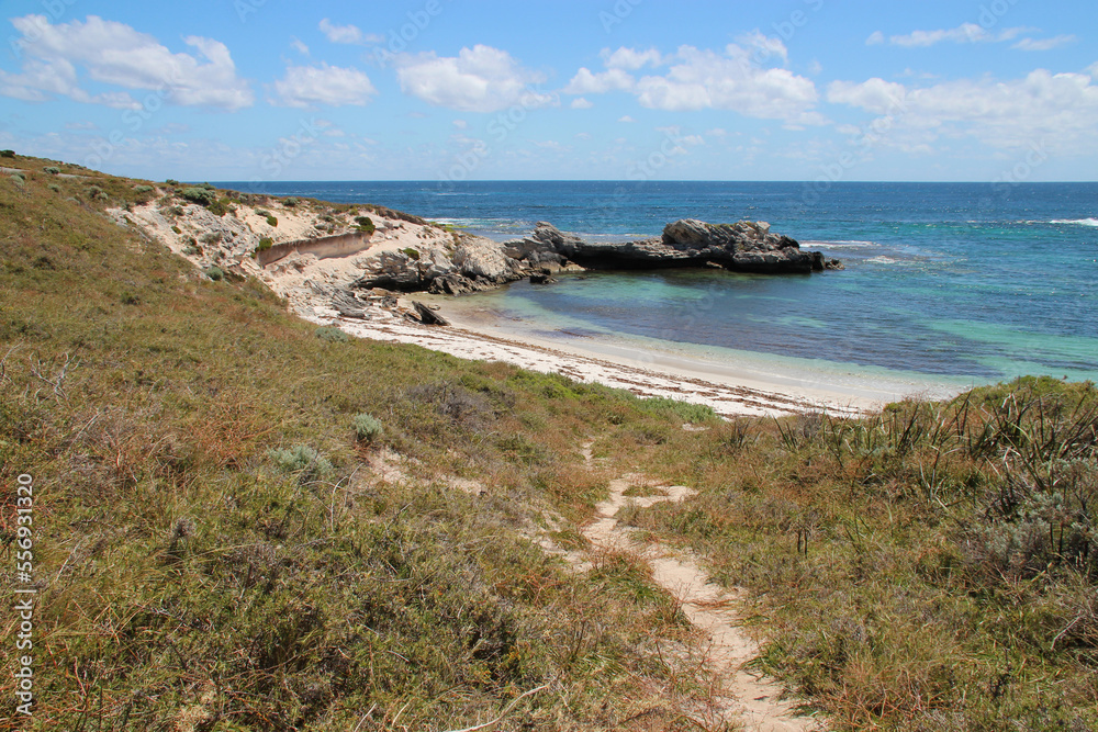 indian ocean at mable cove rottnest island in australia indian ocean at mable cove rottnest island in australia