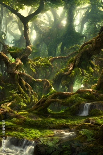 Fantasy forest landscape © Ronald