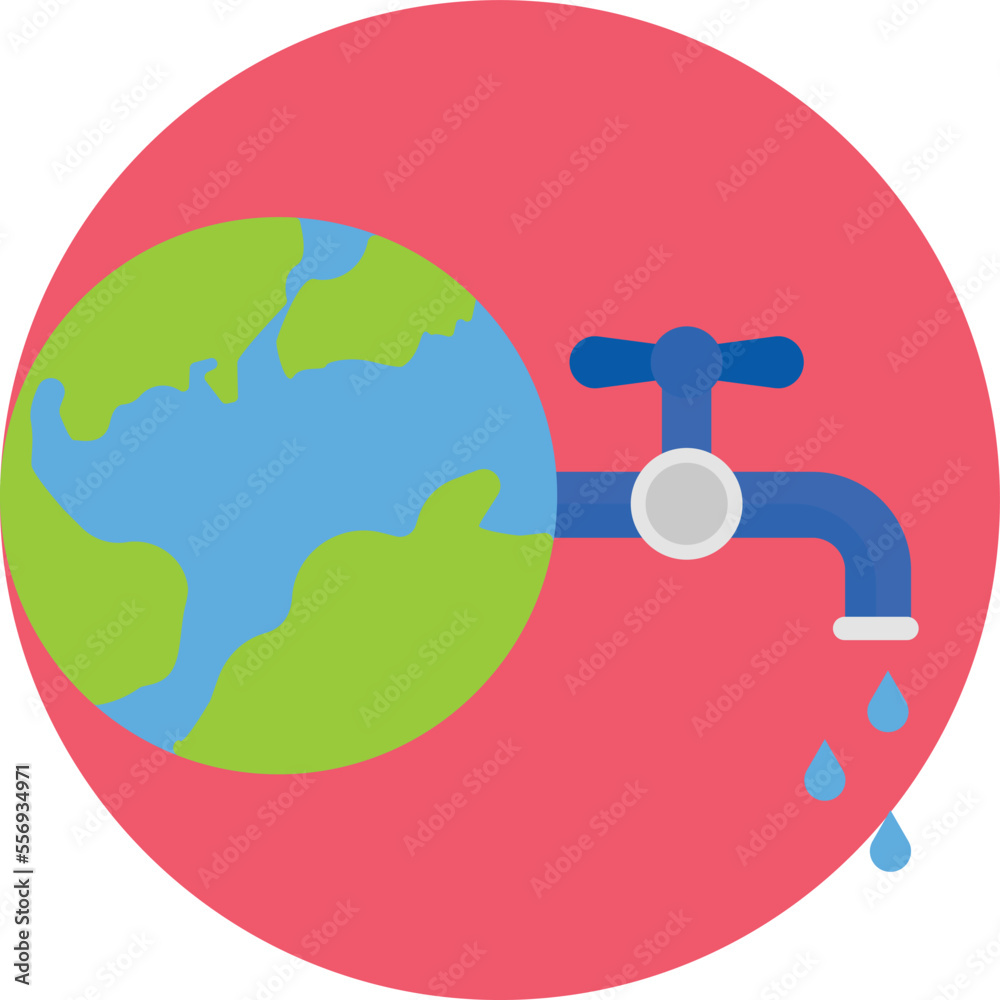 Earth with Faucet Vector Icon
Earth with Faucet Vector Icon