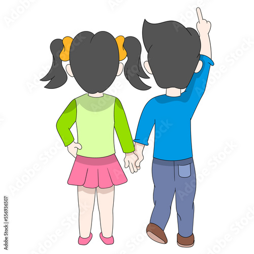man and woman intimate couple holding hands
