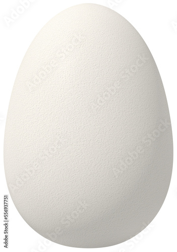 Fotografija Perfect chicken egg standing isolated 3D