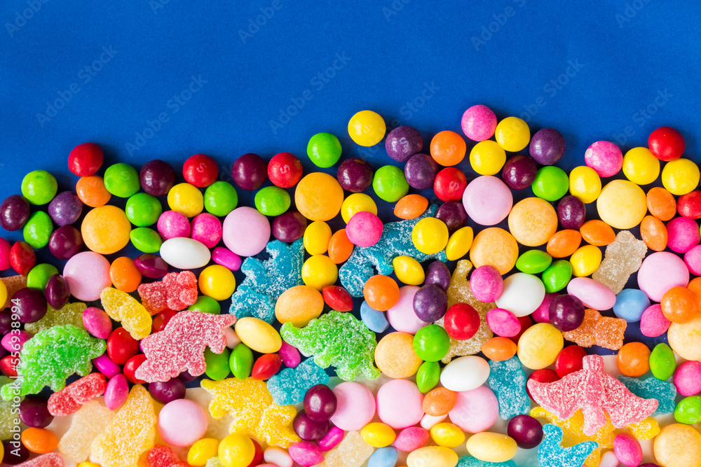 candy on the table, colorful candy background candy on the table, colorful candy background