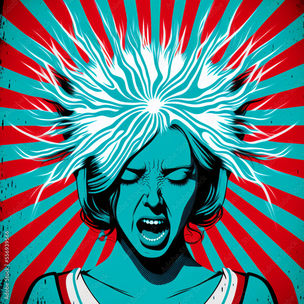 A fictional person Migraine