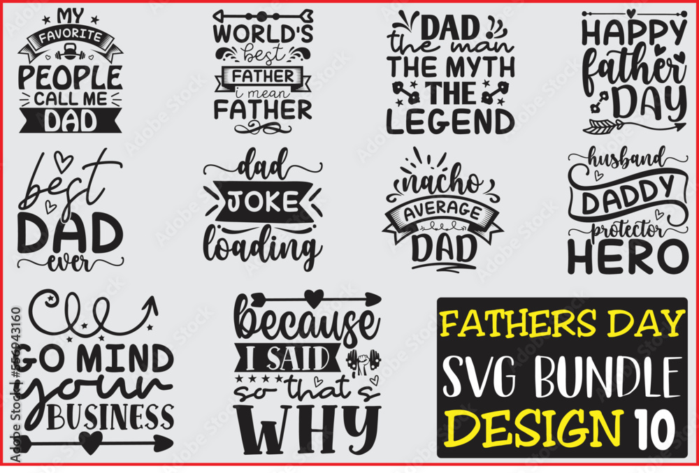 Fathers Day SVG Bundle 