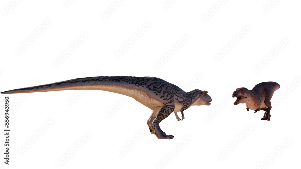 Naklejka premium Albertosaurus PNG. Dinosaur Albertosaurus on a blank PNG high resolution background.