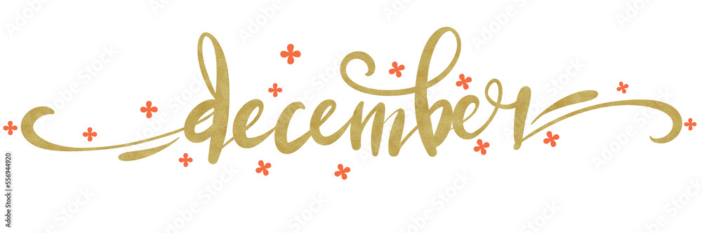 DECEMBER lettering calligraphy DECEMBER lettering calligraphy