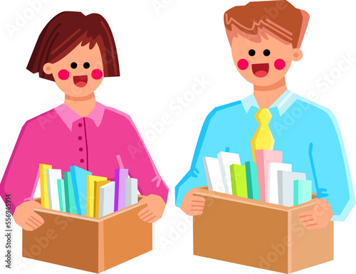 dismissal office vector. job business, work employee, employment jobless, businessman loss, fired career, unemployed dismissal office character. people flat cartoon illustration