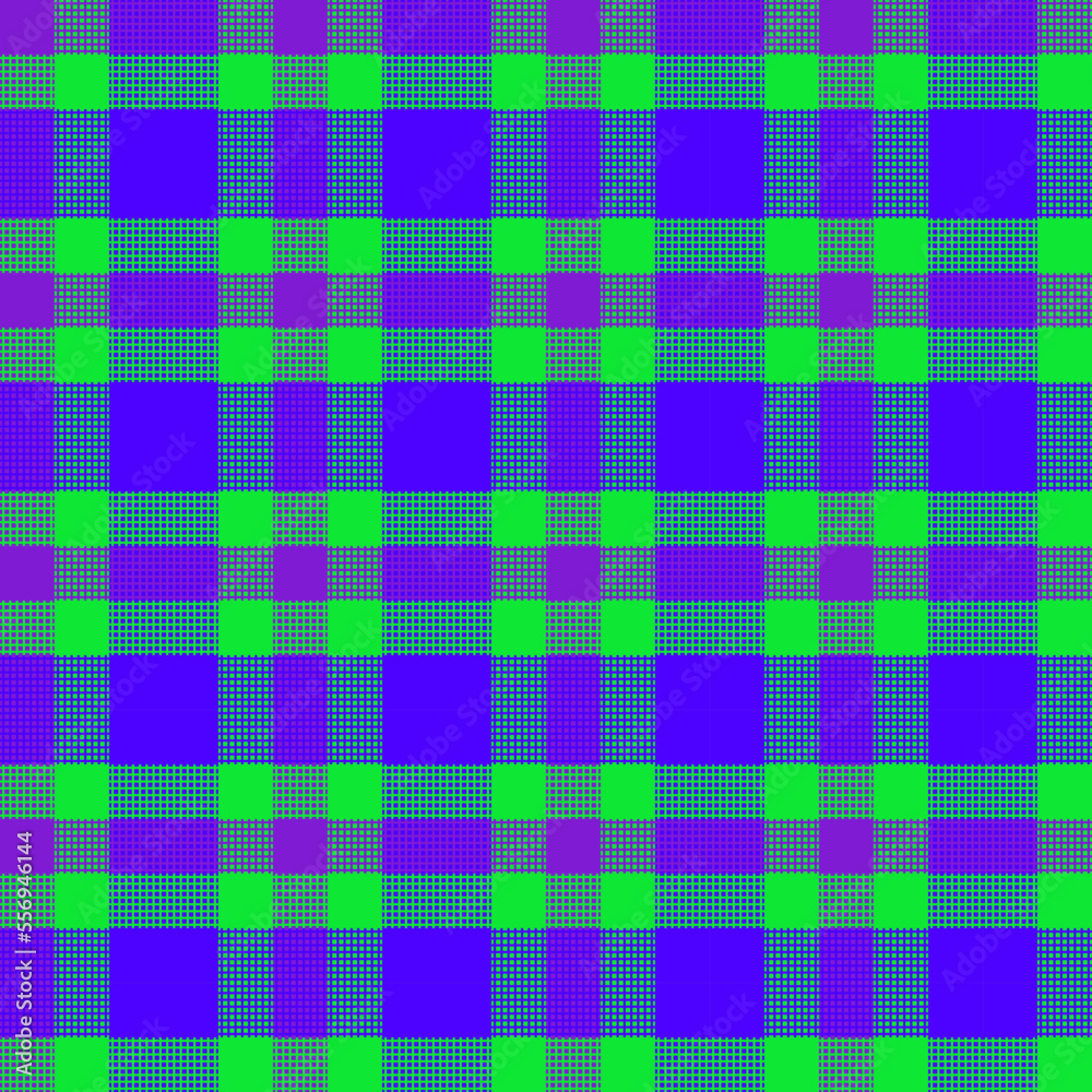 Decorative tartan plaid tiles pattern illustration