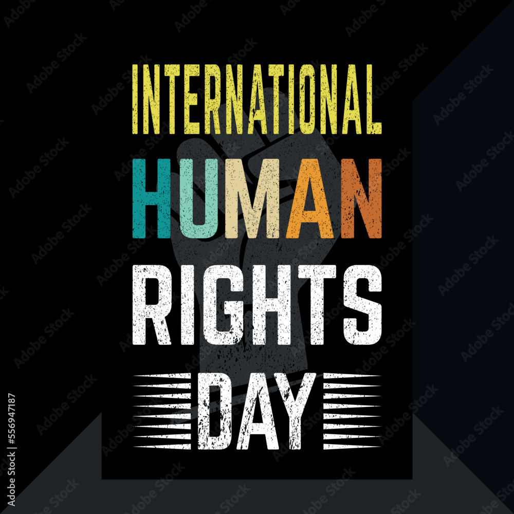 Human Rights Day T-shirt Design