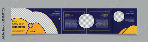 Instagram Carousel Template
Set of editable social media instagram carousel post