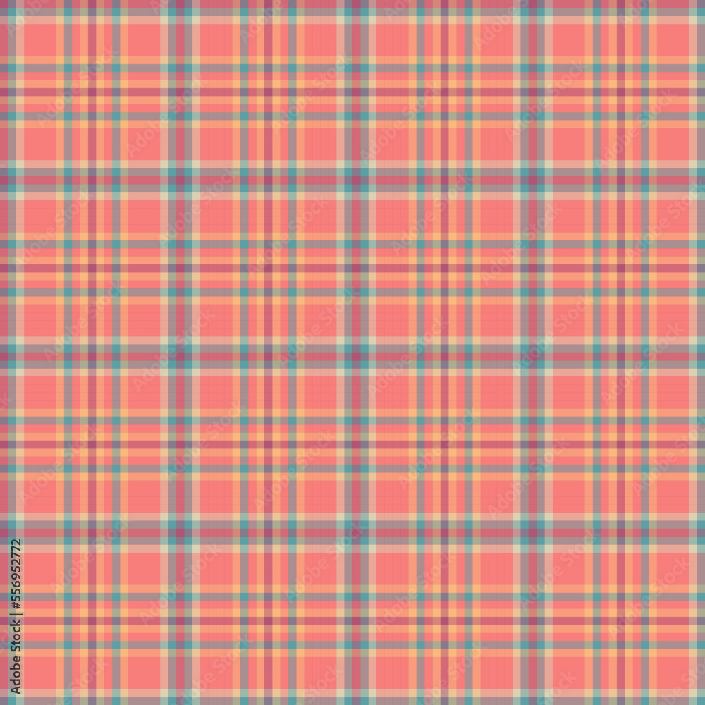 Obraz premium Decorative tartan plaid tiles pattern illustration