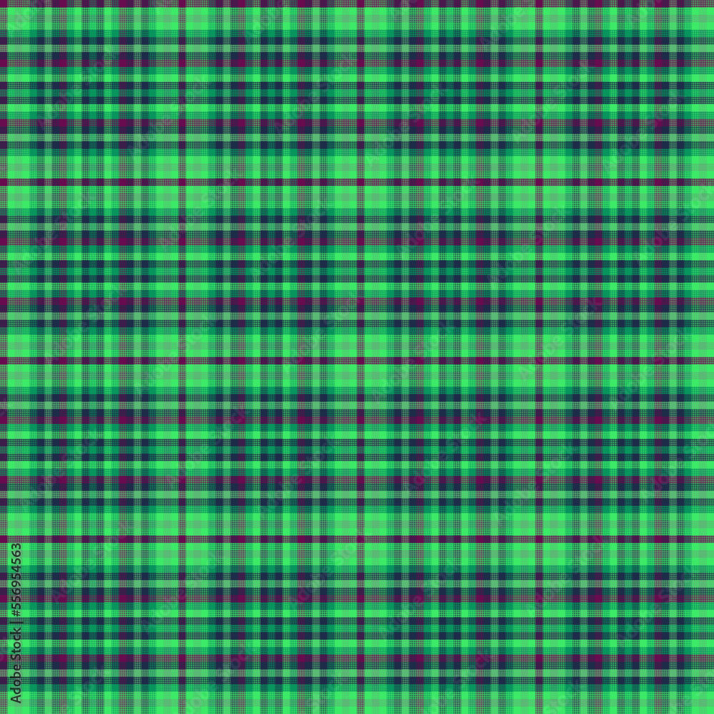 Fototapeta premium Decorative tartan plaid tiles pattern illustration