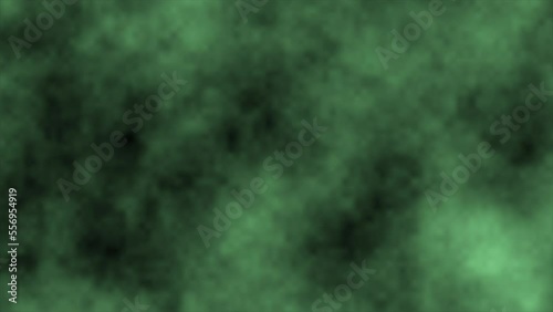 Abstract green smoke animation background