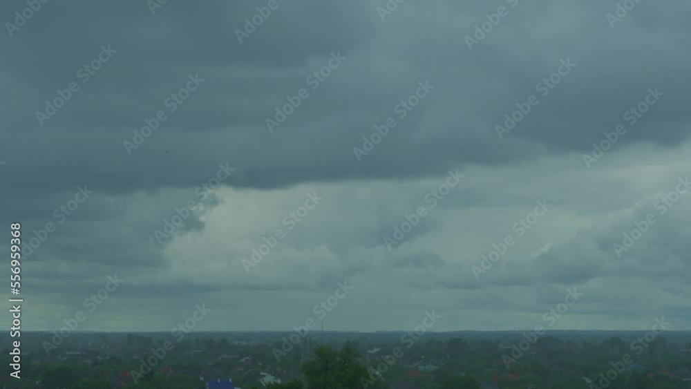 rainy windy weather blue clouds move in the sky rainy windy weather blue clouds move in the sky