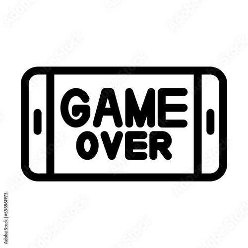 Game Over Icon Design