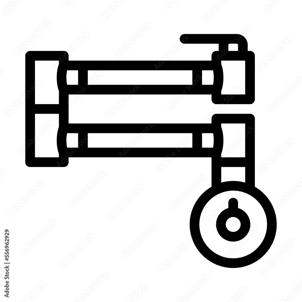 contemporary faucet water line icon vector. contemporary faucet water sign. isolated contour symbol black illustration contemporary faucet water line icon vector. contemporary faucet water sign. isolated contour symbol black illustration
