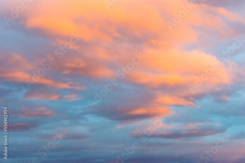  Orange sky at sunset © Ewald Fröch