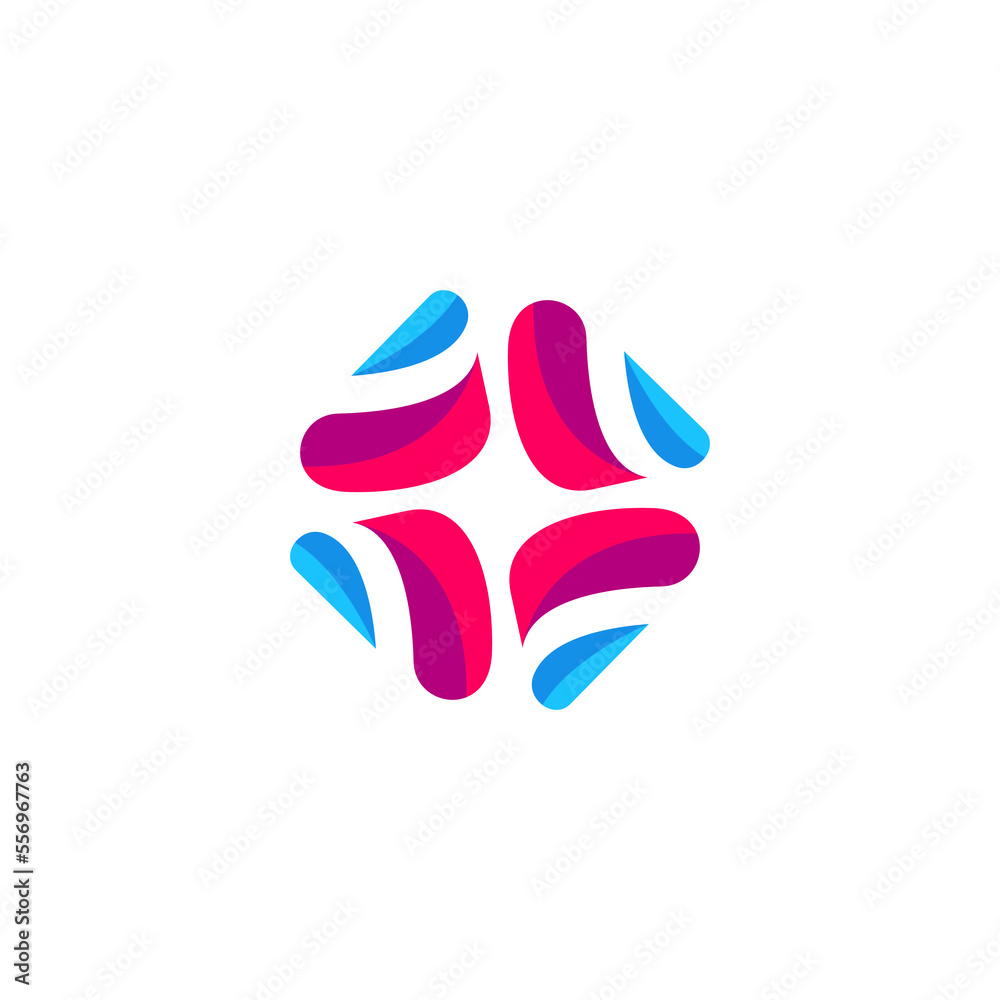 spin abstract logo design vector sign spin abstract logo design vector sign