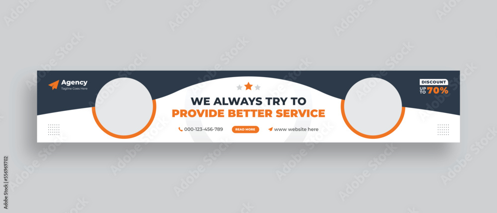 Digital marketing large web banner, social cover template, Horizontal web banner or corporate business banner template Digital marketing large web banner, social cover template, Horizontal web banner or corporate business banner template