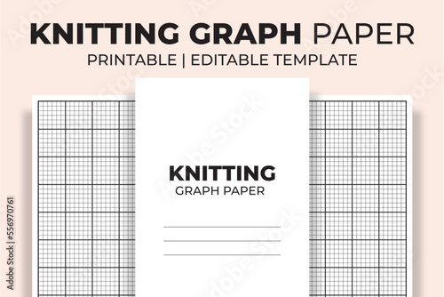 Knitting Graph Paper Stock Vector | Adobe Stock