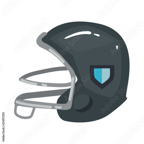 flat american football helmet