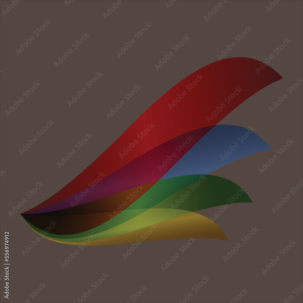 Wings Logo abstract design vector template Wings Logo. Aircraft Wings