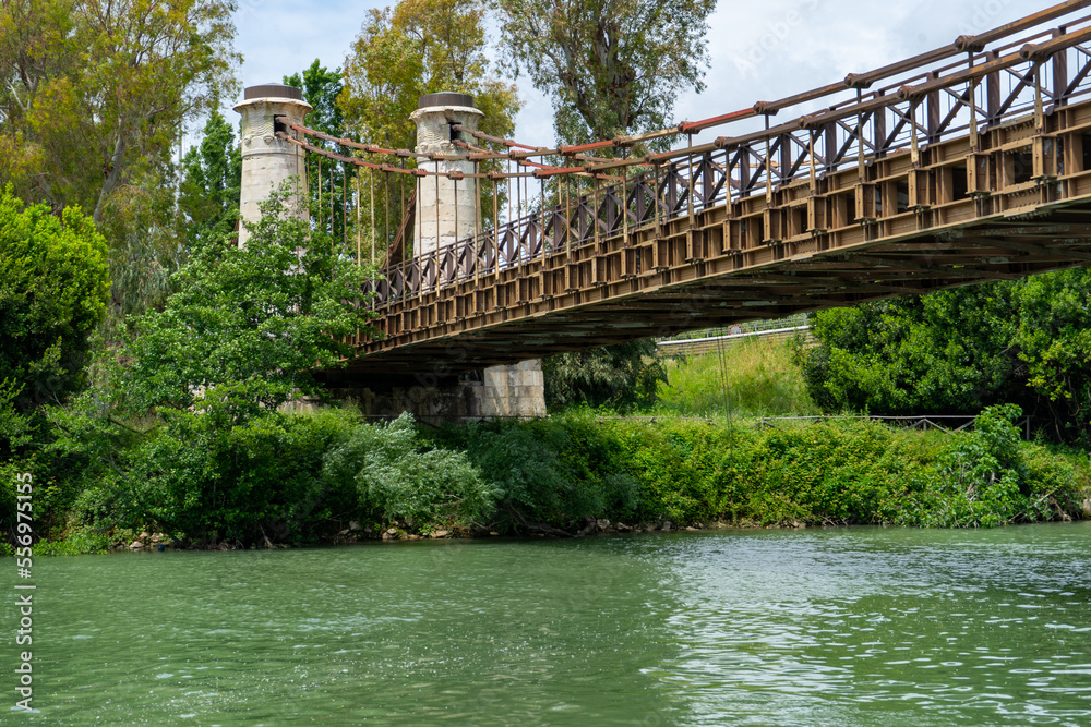 Fototapeta premium Italy, Lazio, Minturno, Bourbon bridge