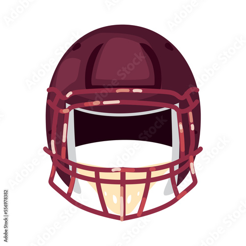 flat purple american football helmet