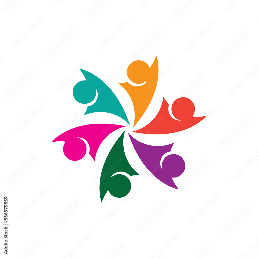 Community, network and social icon Community, network and social icon