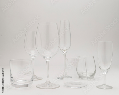 set of glassware