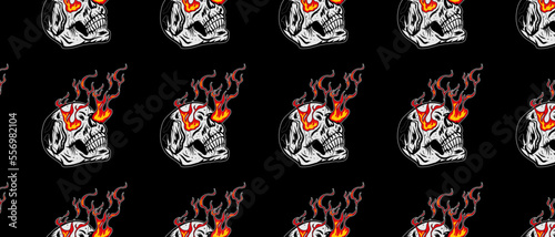 Seamless Pattern for beachwear, streetwear, urban apparel, and trendy teen clothes with vector format is easy to use and modify.