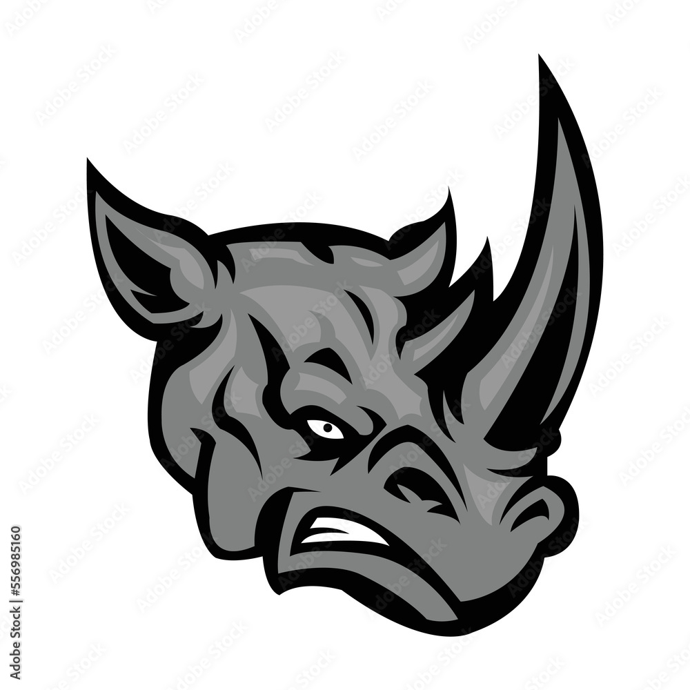 Rhino icon isolated on background from africa collection. Rhino icon trendy and modern Rhino symbol for logo, web, app, UI. Rhino icon simple sign. 