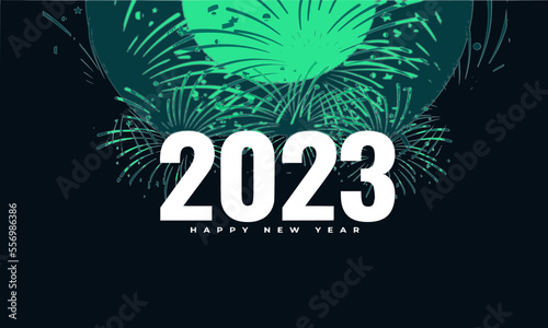 2023 New Year Celebration for Holidays Using Water Color Painting Best for Background and Vector