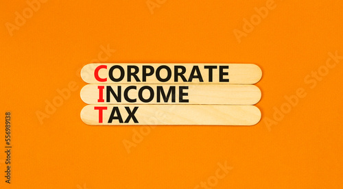 Photography CIT corporate income tax symbol